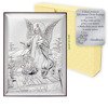 Obrazek srebrny Anioł stróż na kładce 31125